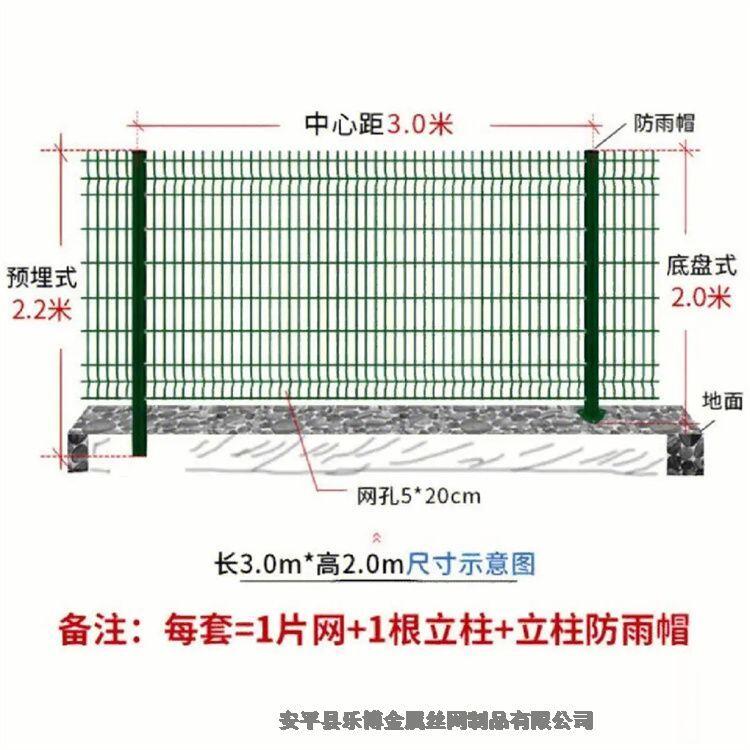 【乐博果园围墙游乐园隔离栅水库安全隔离网】拿样留言